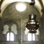 hacer el Camino de Santiago: botafumeiro de la catedral de Santiago de Compostela