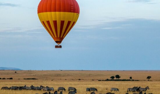 globo en Maasai Mara KENIA