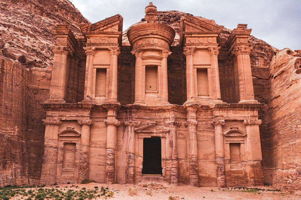 Jordania monasterio en petra JORDANIA