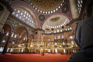 interior mezquita Estambul TURQUIA