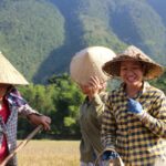 mujeres en Mai CHau VIETNAM