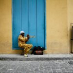 musico callejero en la Habana CUBA